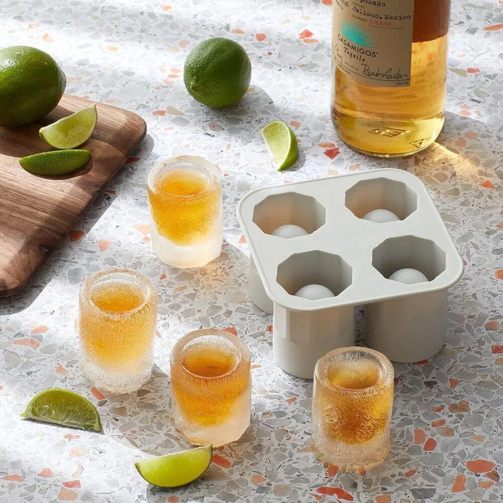 Houdini Shot Glass Ice Mold Tray, Party Cocktail
